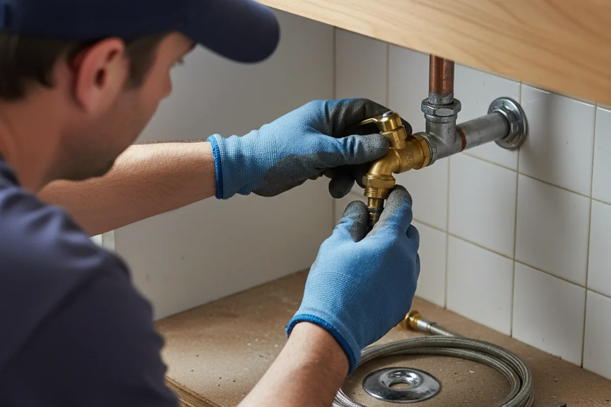 Shutoff valve and fitting work during Emergency Plumbing in Castro Valley